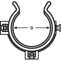 Hellermanntyton HWCLIP08 PA66HIRHS BK 50 Pic_2
