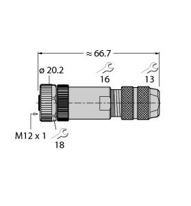 Turck FW-M12KU5D-G-SB-ME-SH-8 Pic_1