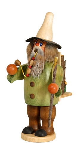 Erzgebirgische Volkskunst Schmidt Räuchermann Holzsammler- Höhe 20 cm Pic_1