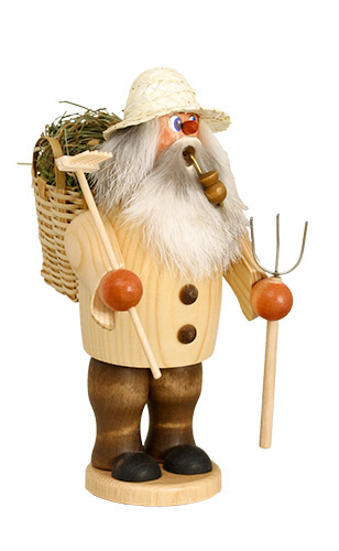 Erzgebirgische Volkskunst Schmidt Räuchermann Bauer- Höhe 20 cm Pic_1