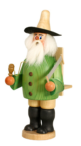 Erzgebirgische Volkskunst Schmidt Räuchermann Holzsammler - Höhe 26 cm Pic_1