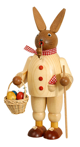 Erzgebirgische Volkskunst Schmidt Räucherhase - Höhe 24 cm Pic_1