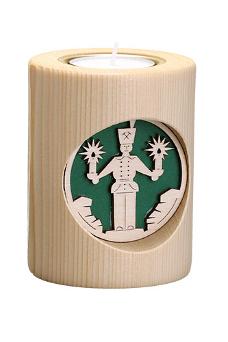 Erzgebirgische Volkskunst Schmidt Engel und Bergmann - Höhe 10 cm  Pic_1