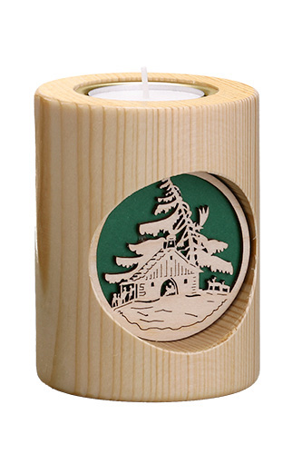 Erzgebirgische Volkskunst Schmidt Geburt und Licht - Höhe 10 cm Pic_1